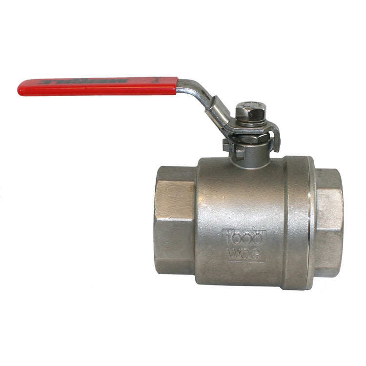 Stainless Steel Ball Valve – Full Port, Teflon Seals, High Pressure