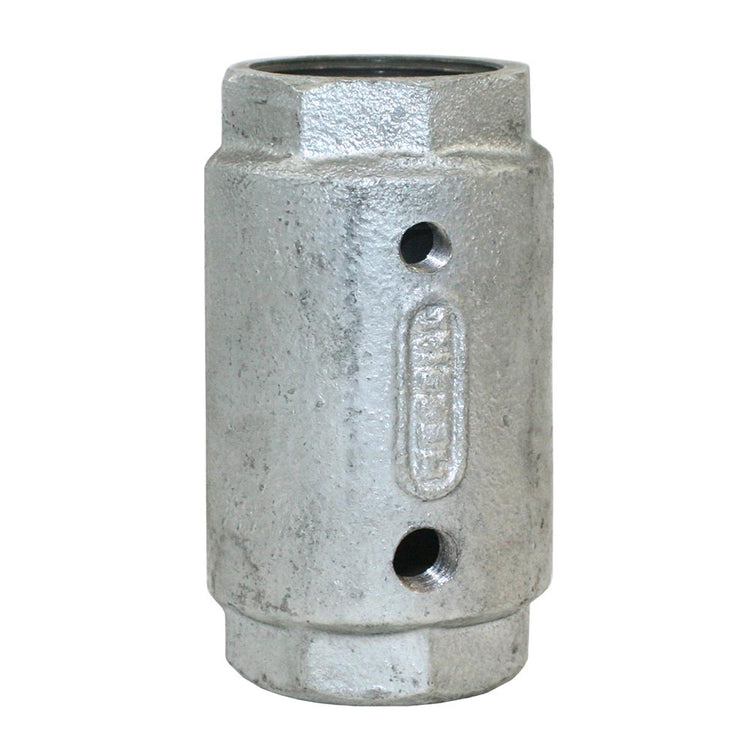 Merrill Double Tap Check Valve – Zinc-Plated, No-Spin Poppet, Dual Taps | CVIT