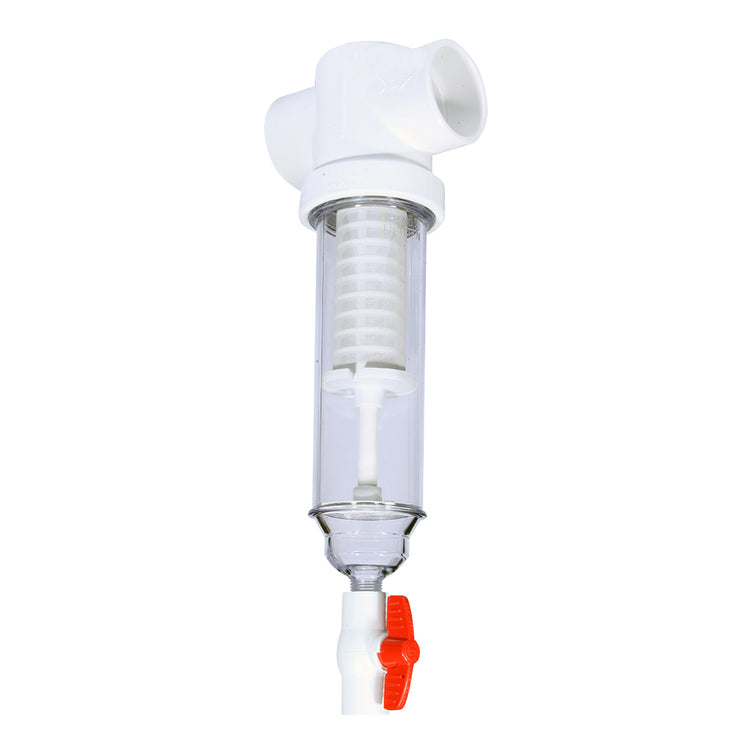 Sediment Trapper with Slip x Slip Connections – Clear Cover, Reusable Screens | SPIN-ST-F