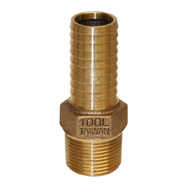No-Lead Bronze Male Adapter – MIP to Plastic Pipe with Hex Head | RBMANL