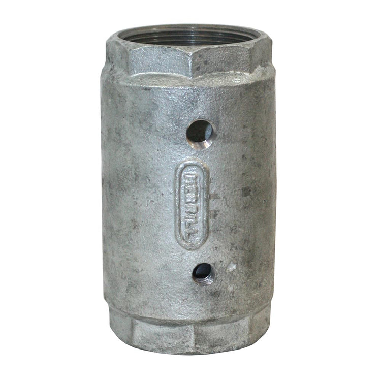 Merrill Double Tap Check Valve – Zinc-Plated, No-Spin Poppet, Dual Taps | CVIT