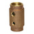 No-Lead Side Tapped Brass Check Valve – Dual Taps, Vertical/Horizontal Use | CVRTNL