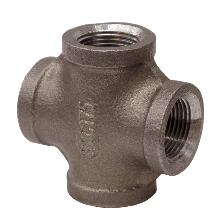 3/4" x 3/4" FIP Brass (No Lead) Cross Tee Extra Heavy