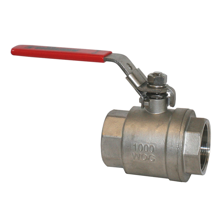 Stainless Steel Ball Valve – Full Port, Teflon Seals, High Pressure