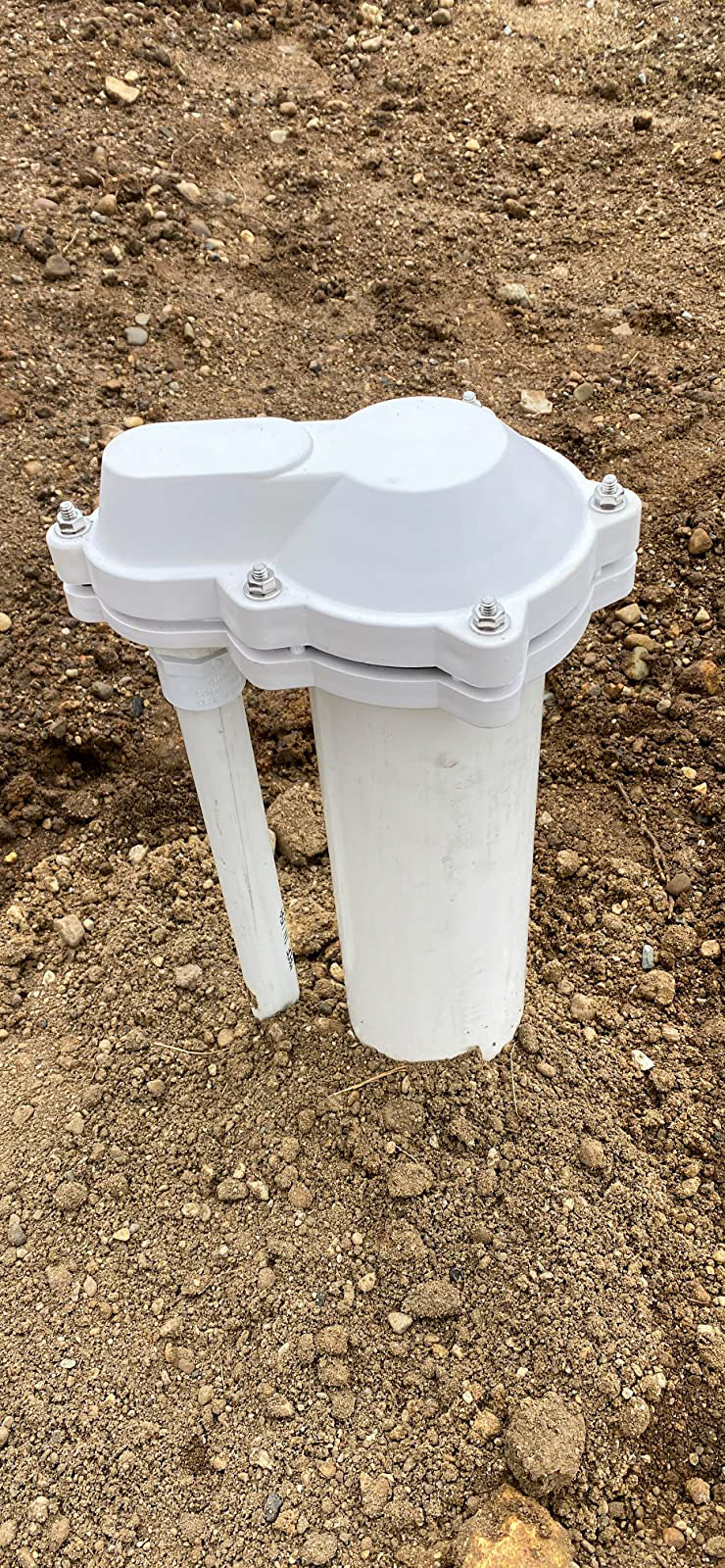 Sanitary Well Cap – ABS Series, High-Impact Resin, 6" IPS, Vermin-Proof | WCABS