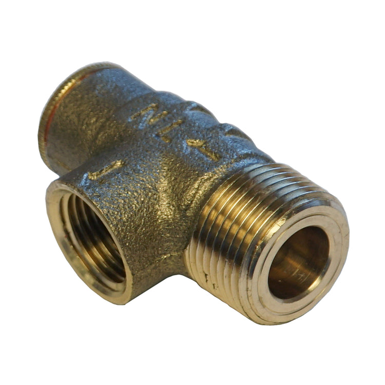Brass (No Lead) Pressure Relief Valve – 75 PSI & 100 PSI Options | Cold Water System Protection