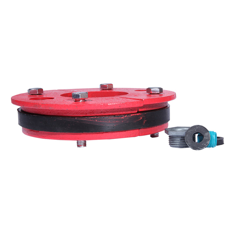 WS Series Cast Iron Well Seal – Single Drop Pipe with Split Top Plate, Cable Tapping & Vent | WS Split