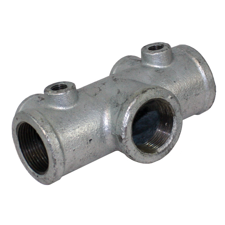 Galvanized Tank Tee – Ductile Iron with NPT Tappings | For Pressure Switch & Gauge