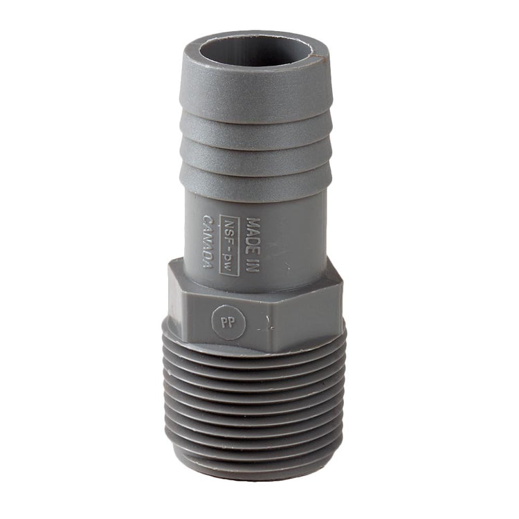 Polyethylene, Nylon, PVC Male Adapter – Durable Plastic Pipe Connector | PMA