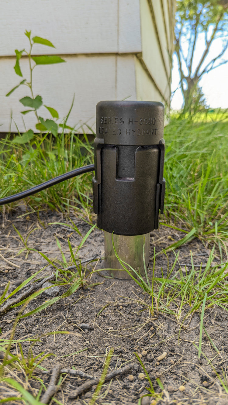 Any Temp® H-3000 Heated No-Lead Frost-Proof Yard Hydrant – Self-Draining with Built-In Heat Cable | H-3000