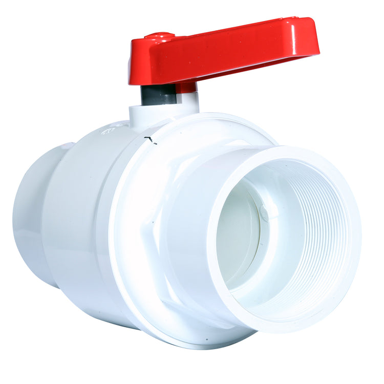 PVC Ball Valve – Full Port | High-Flow Direct Glue Connection