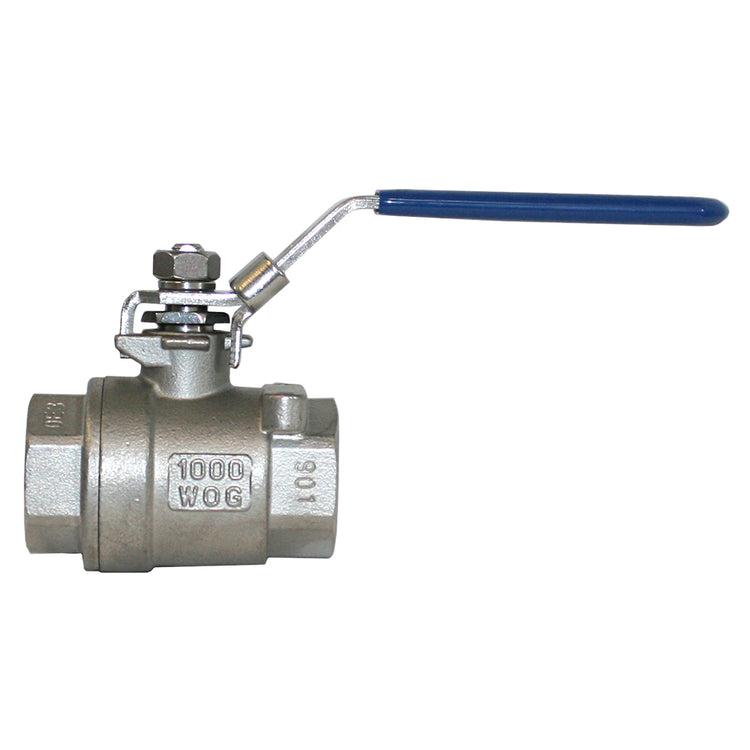 Stainless Steel Ball Valve – Full Port, Teflon Seals, High Pressure