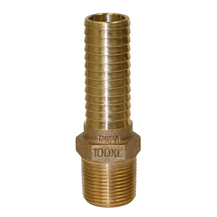 No-Lead Bronze Male Adapter – MIP to Plastic Pipe with Hex Head