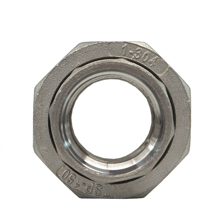 Stainless Steel Union with O-Ring – FIP to FIP Connector, Corrosion-Resistant, Durable Seal