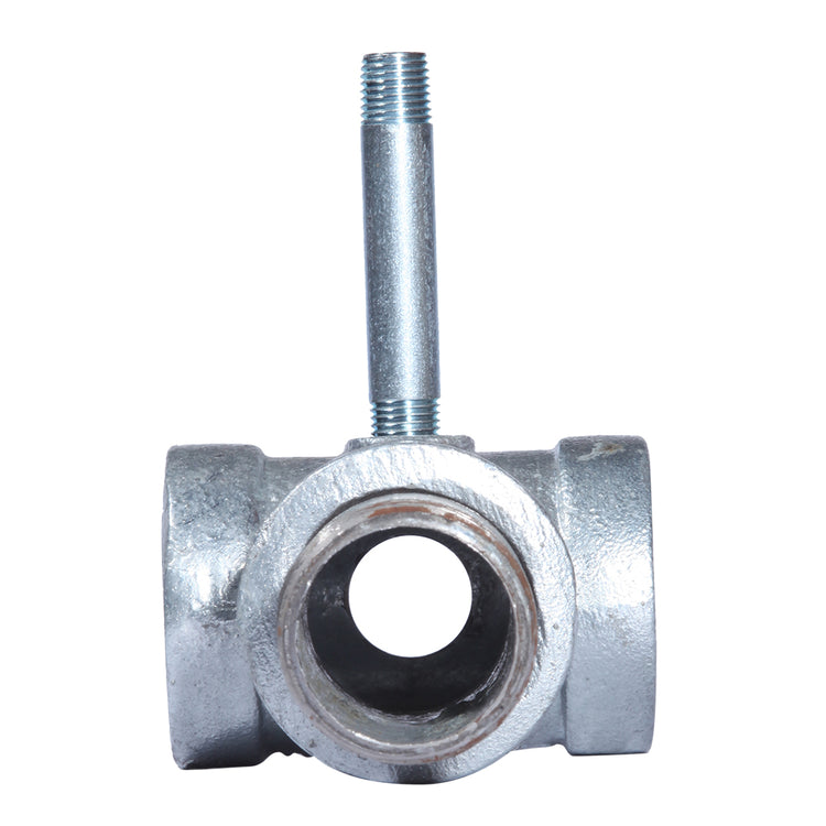 Galvanized Tank Tee with Drain Hole | IATXS