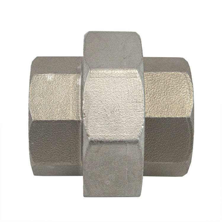 Stainless Steel Union with O-Ring – FIP to FIP Connector, Corrosion-Resistant, Durable Seal