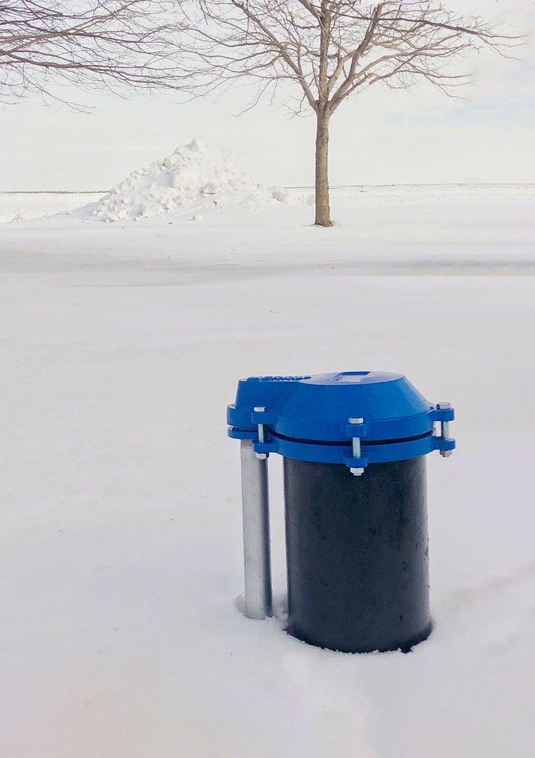 WCM Series Sanitary Watertight Cap with Conduit Tapping and Tapped Vent | WCI