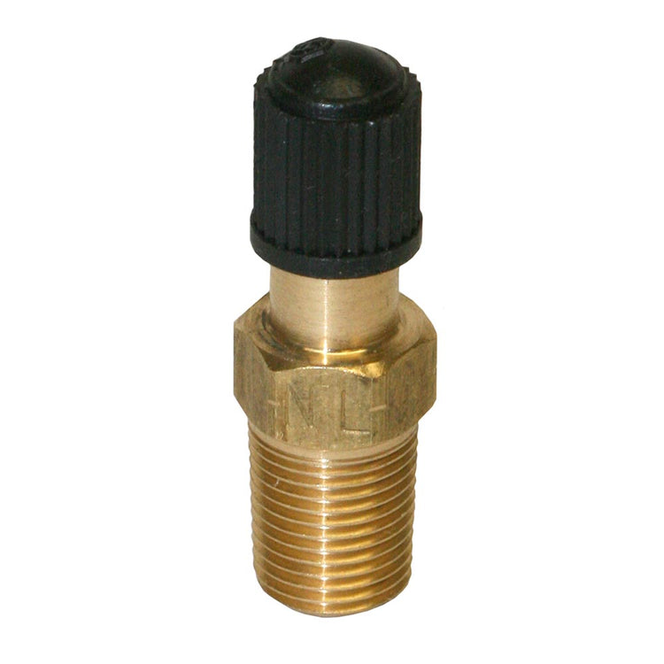 1/4"-1/8" Air Valves – No-Lead Brass with Standard or Light Core Spring and Cap | SVNL