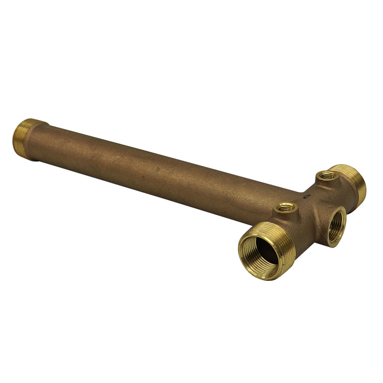 1-1/4" MIP Long Cast Tank Tee – Heavy-Duty No Lead Brass Tee for Pressure Tank Installations | Durable and Corrosion-Resistant
