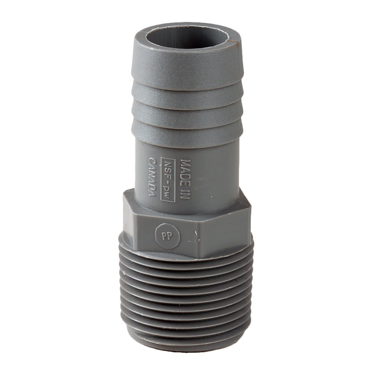 Polyethylene, Nylon, PVC Male Adapter – Durable Plastic Pipe Connector