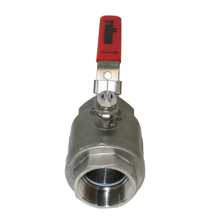 Stainless Steel Ball Valve – Full Port, Teflon Seals, High Pressure