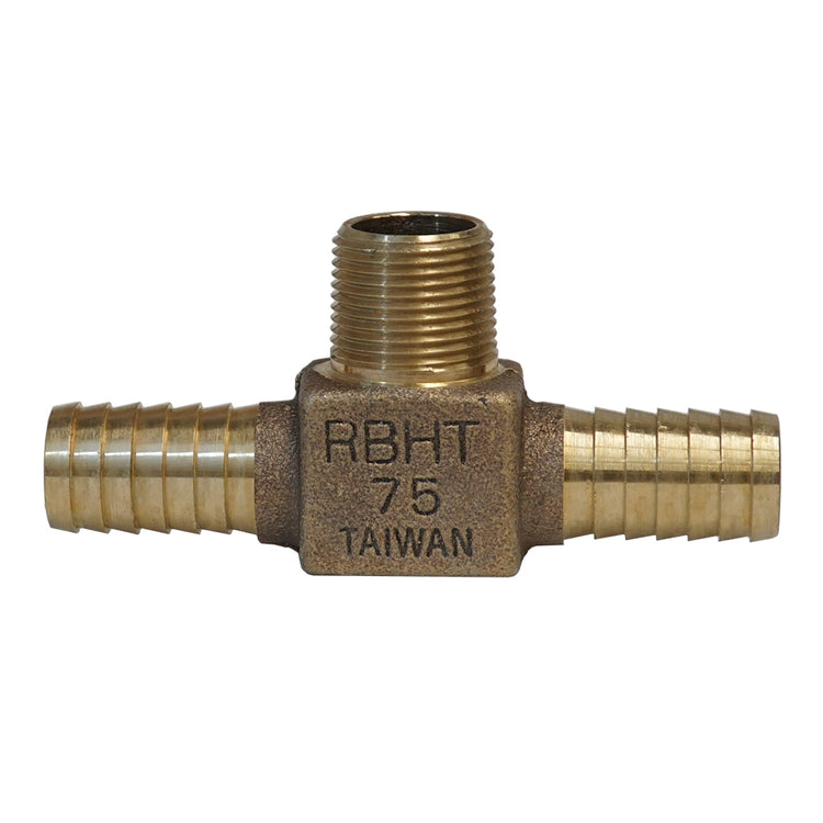 Bronze Tee for Yard Hydrant – No Lead, Heavy-Duty Plumbing Fitting