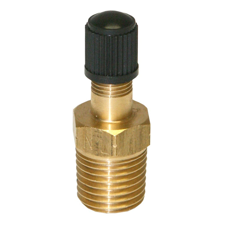 1/4"-1/8" Air Valves – No-Lead Brass with Standard or Light Core Spring and Cap | SVNL