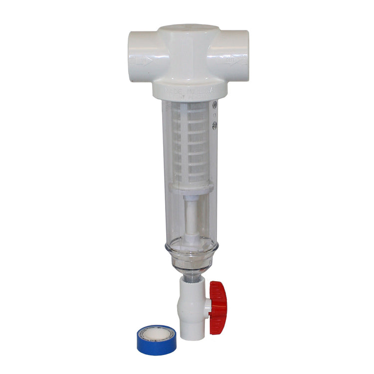 Sediment Trapper with Slip x Slip Connections – Clear Cover, Reusable Screens | SPIN-ST-F