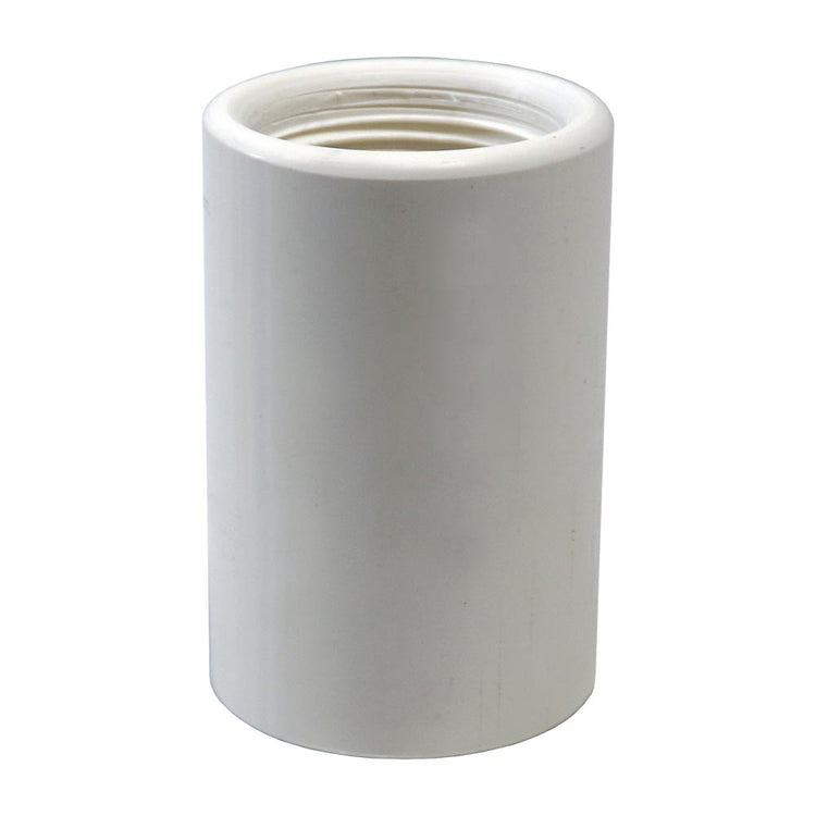 PVC Drop Pipe Coupling – Threaded Connector for Submersible Pumps, NPT Tapered Threads | PDC