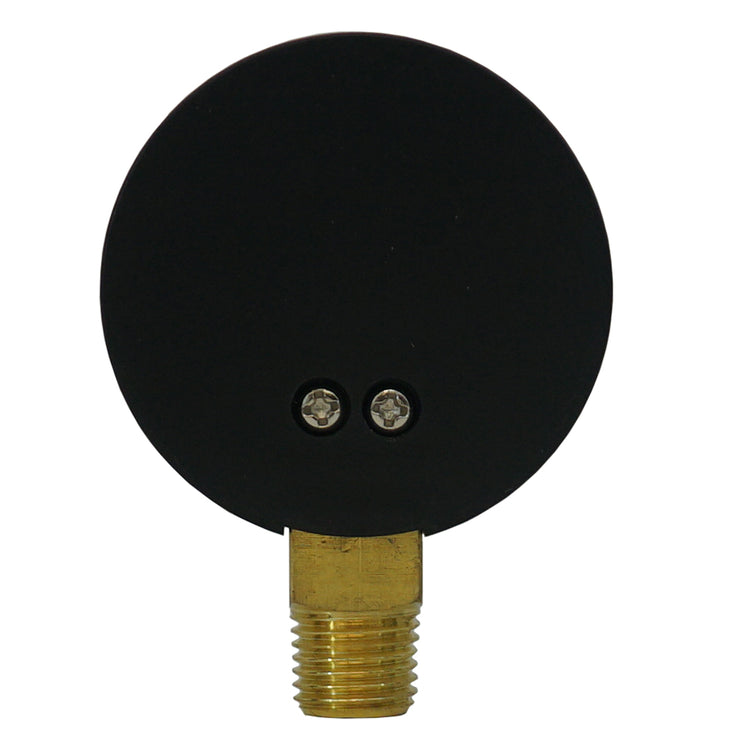 2" Dial Pressure Gauge No Lead Brass Connection– Plastic Case, Water & Air Compatible | PGPNL