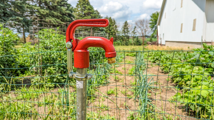 B-7000 No-Lead Frost-Proof Yard Hydrant – 1" Inlet, Heavy-Duty Outdoor Water Service | B-7000