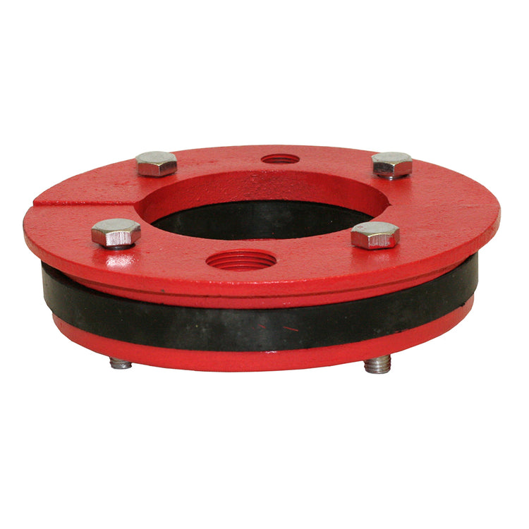 WS Series Cast Iron Well Seal – Single Drop Pipe with Split Top Plate, Cable Tapping & Vent | WS Split
