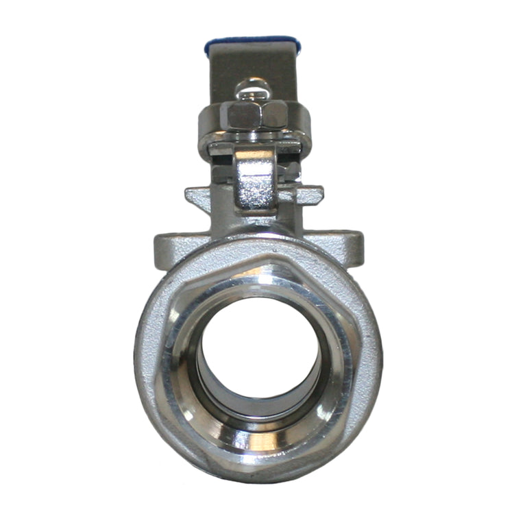 Stainless Steel Ball Valve – Full Port, Teflon Seals, High Pressure