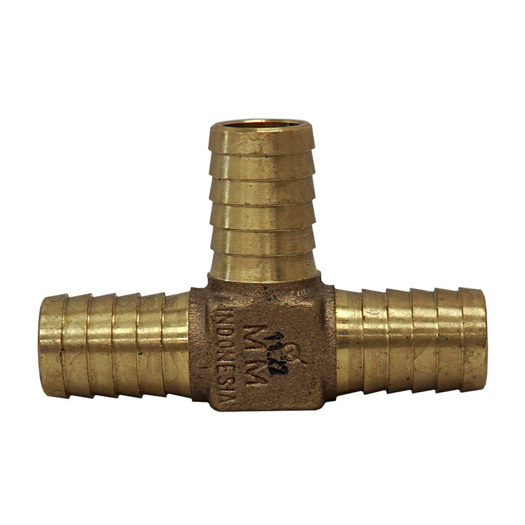Bronze No-Lead Tee – Plastic Pipe Insert x Insert Fitting | RBDTNL