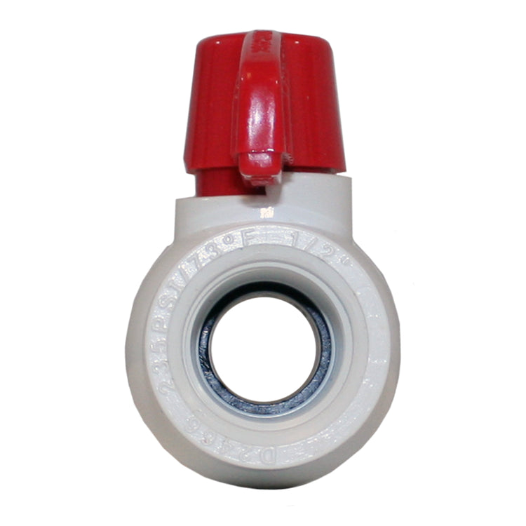 PVC Ball Valve – Full Port | High-Flow Direct Glue Connection