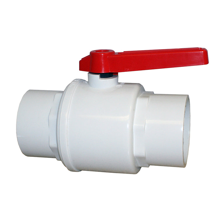 PVC Ball Valve – Full Port | High-Flow Direct Glue Connection