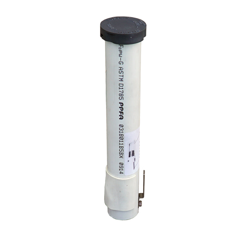 Hide-Drant Bottom Case – Sanitary 1-1/2" PVC Base with Stop Valve