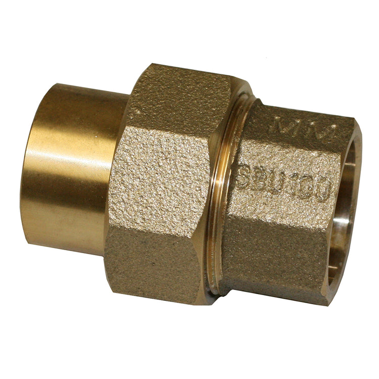 No-Lead Brass Solder Union – Sweat x Sweat Connection