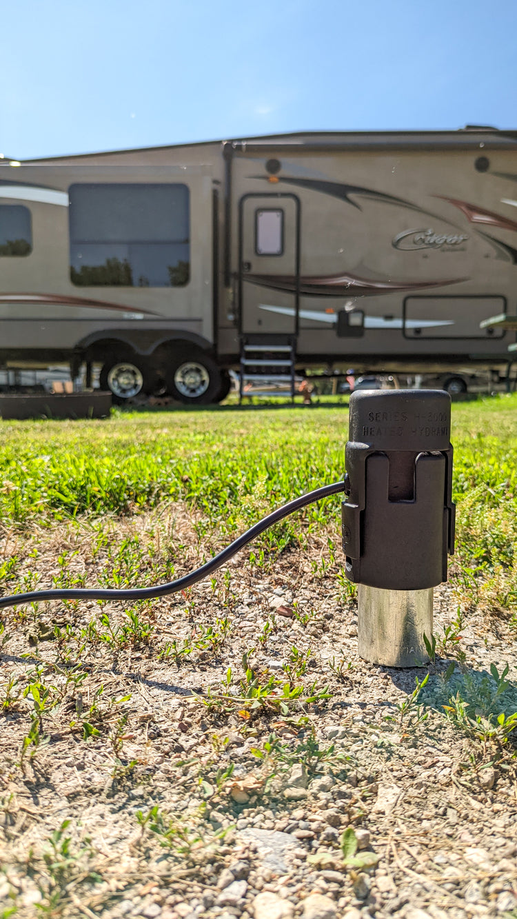 Any Temp® H-3000 Heated No-Lead Frost-Proof Yard Hydrant – Self-Draining with Built-In Heat Cable | H-3000