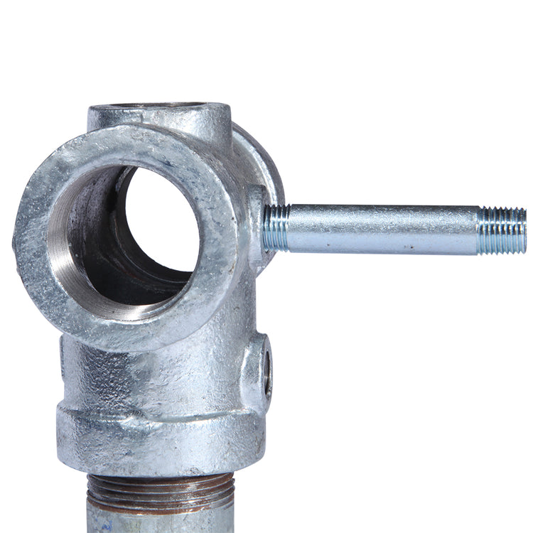 Galvanized Tank Tee with Drain Hole | IATXS