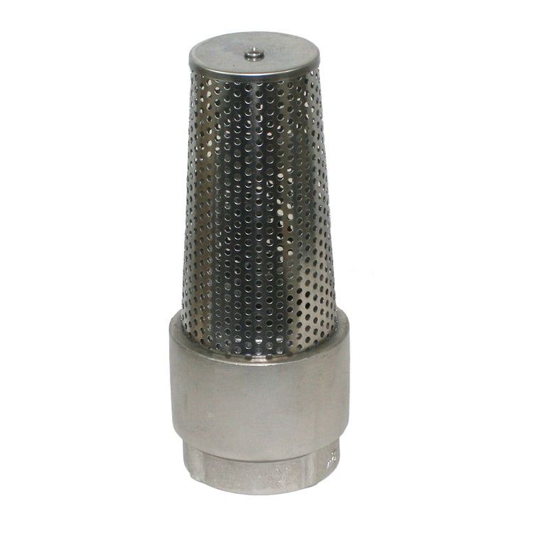 1100E Series Foot Valve (Stainless Steel Viton O-Ring, Stainless Steel Screen) | FVSE
