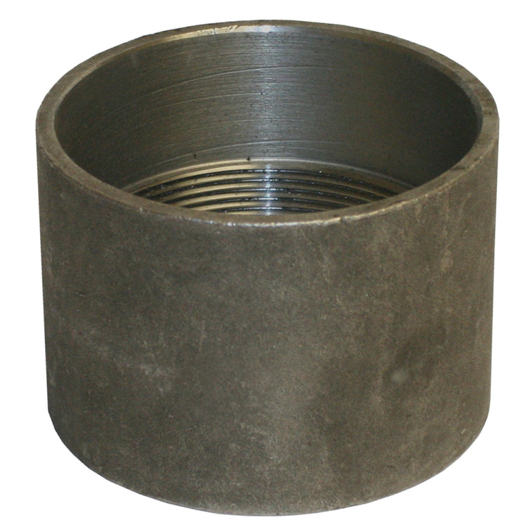 Half Weld Steel Coupling – Durable Pipe Connector. Pipe Thread x Machined Collar to Fit Over Casing to be Welded