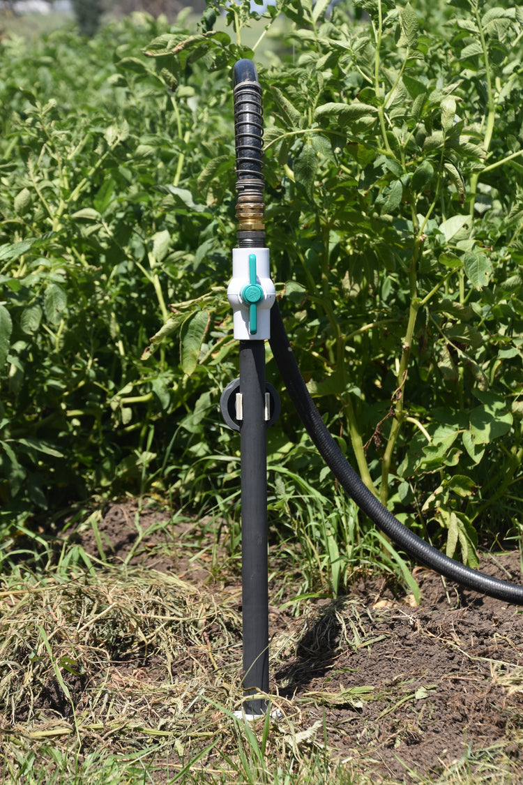 Hide-Drant Straight No-Lead PVC Sanitary Frost-Proof Yard Hydrant - Ideal For Sprinkler On Top
