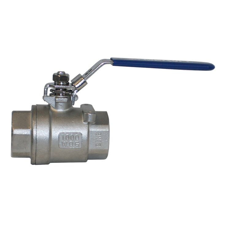 Stainless Steel Ball Valve – Full Port, Teflon Seals, High Pressure