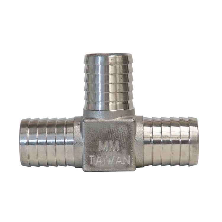 Insert Stainless Steel Tee – Durable 304 Stainless Steel Fitting for Flexible Poly Pipe
