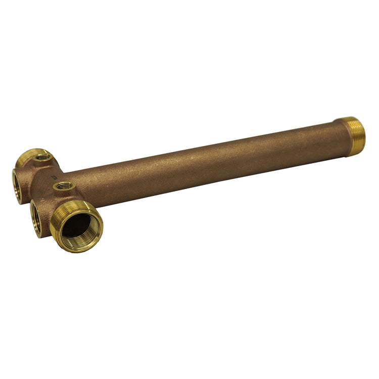 Long Cast Tank Tee – Heavy-Duty No Lead Brass Tee for Pressure Tank Installations | Durable and Corrosion-Resistant | BATNL1-1/4