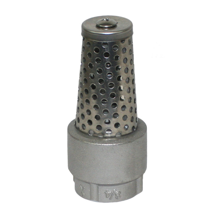 1100E Series Foot Valve (Stainless Steel Viton O-Ring, Stainless Steel Screen) | FVSE