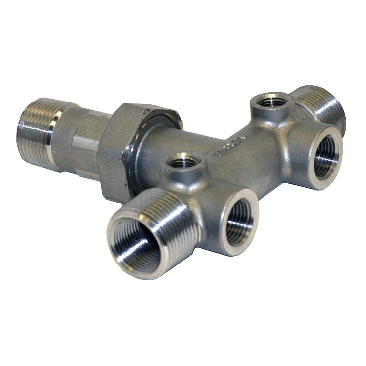 Stainless Steel Tank Tee with Drain Holes | SSAT