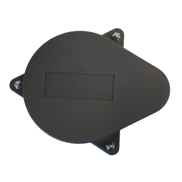 WCOPP Series Sanitary Watertight Cap with 3 or 4 Bolt Holes – UV Resistant Molded Plastic