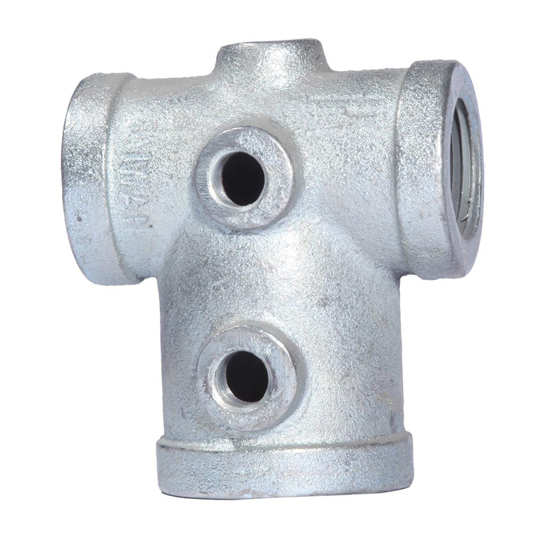Galvanized Tank Tee – Durable Gray Iron Connector for Water Systems | IATB